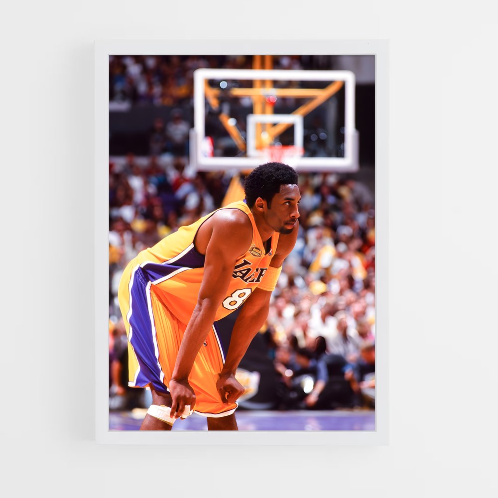 Poster Kobe parquet – affiche Basketball (vue 3)